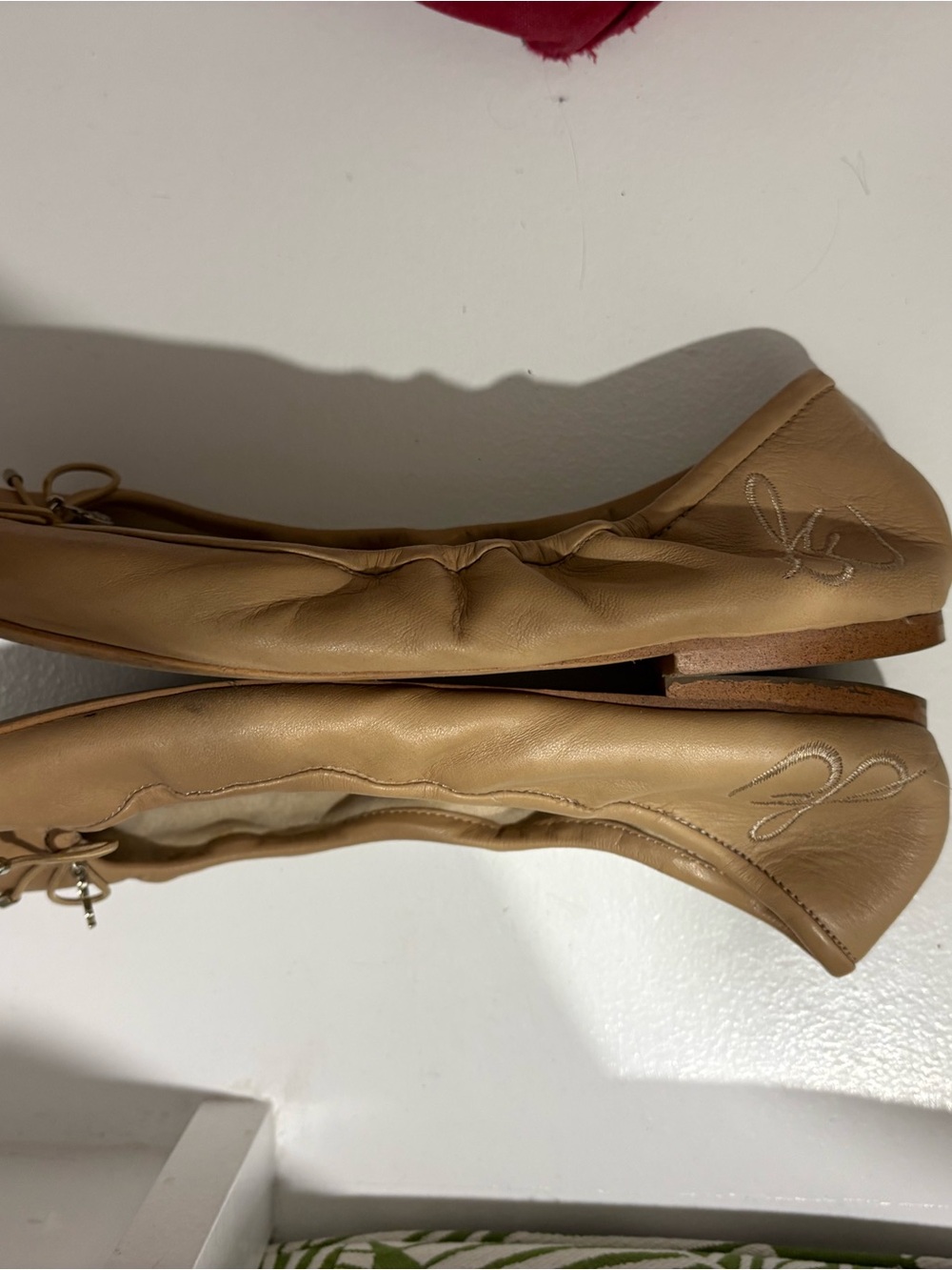 Sam Edelman Tan Leather Felicia Ballet Flats - Picture 2 of 6